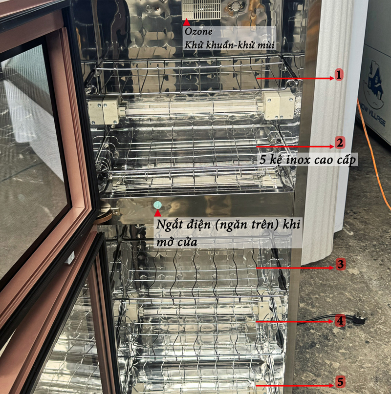 Tủ sấy chén Snow Village YTP-138 - Hàng chính hãng