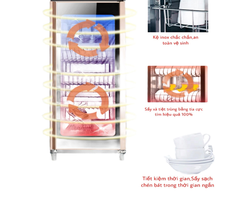 Tủ sấy chén Snow Village YTP-138 - Hàng chính hãng