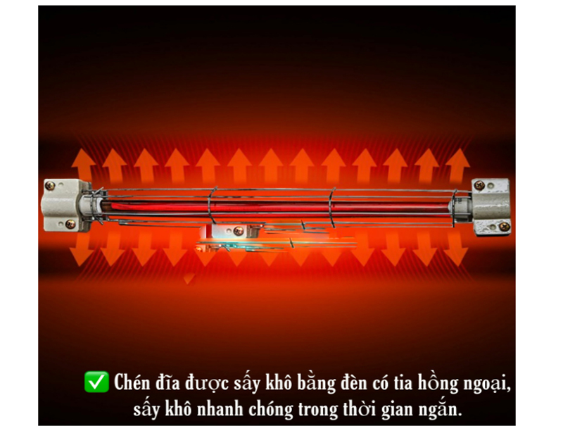 Tủ sấy bát đĩa Snow Village YTP-380B - Hàng chính hãng