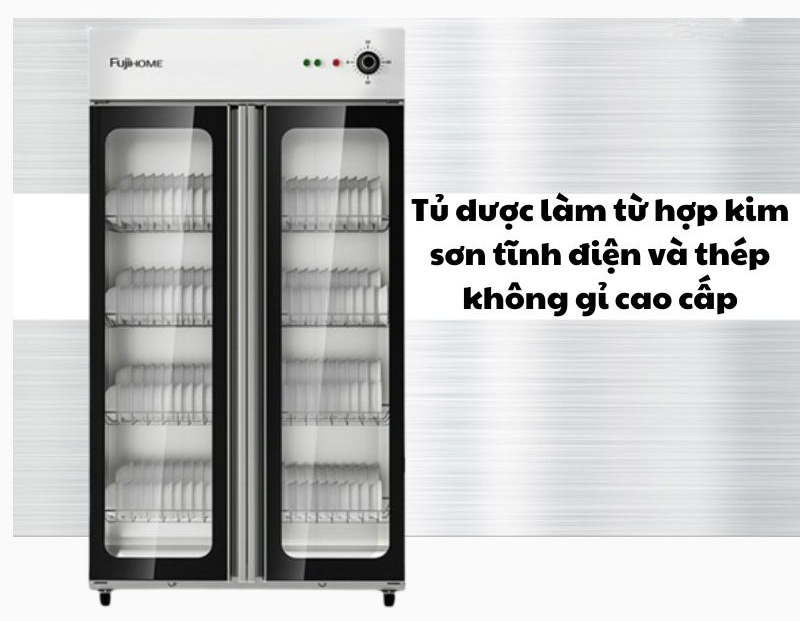 Tủ sấy chén bát tiệt trùng Fujihome DD500A - Hàng chính hãng