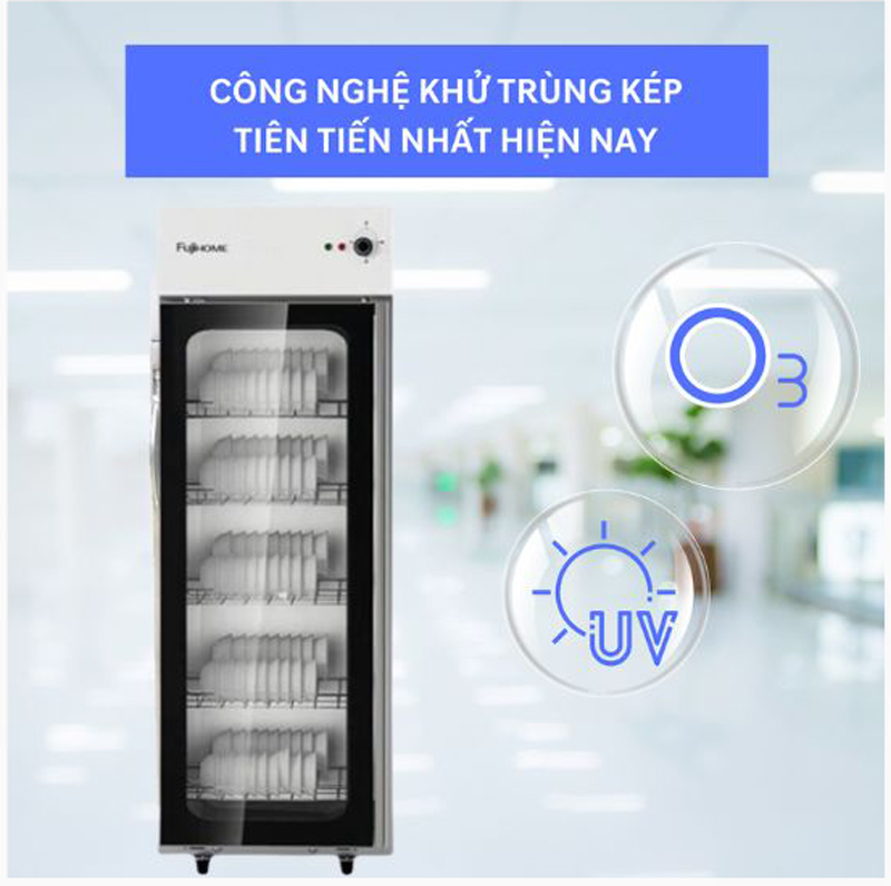 Tủ sấy chén bát Fujihome DD300A  - Hàng chính hãng