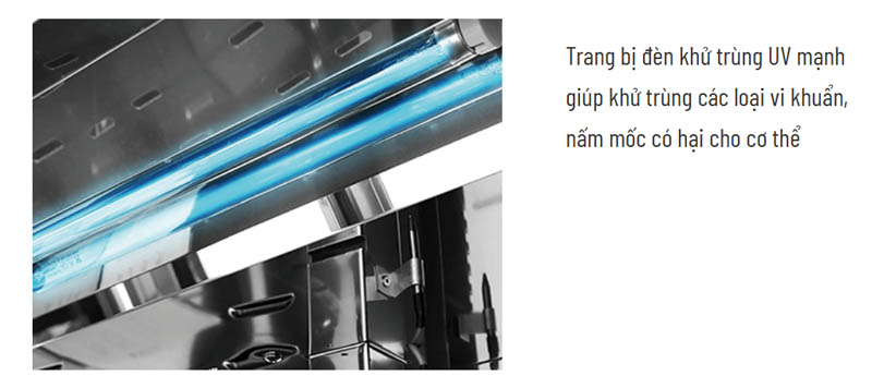 Tủ sấy chén bát tiệt trùng Woosung WS-US080H - Hàng chính hãng