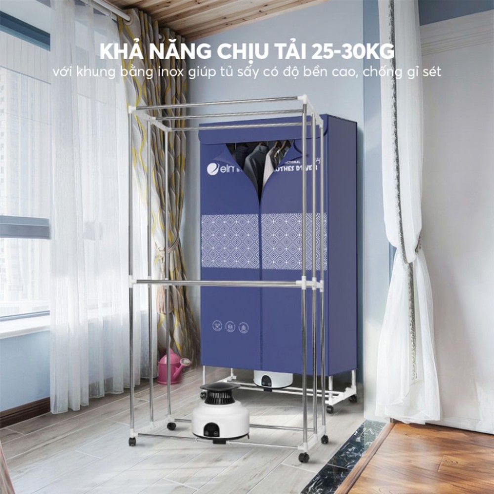 Tủ sấy quần áo Elmich CDE-8641 - Hàng chính hãng
