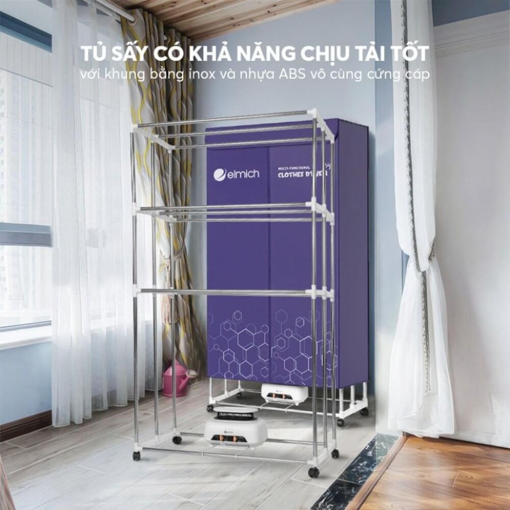 Tủ sấy quần áo Elmich CDE-8642 - Hàng chính hãng