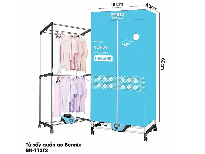 Tủ sấy quần áo Bennix BN-113TS - Hàng chính hãng