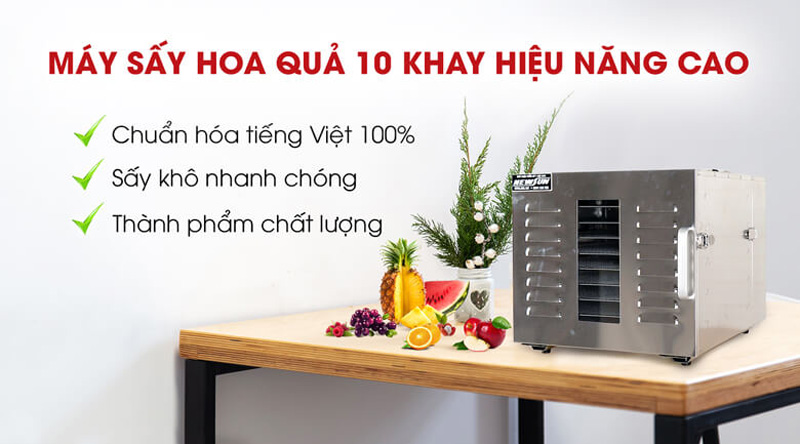 Máy sấy thực phẩm Newsun NS-MS10K - Hàng chính hãng