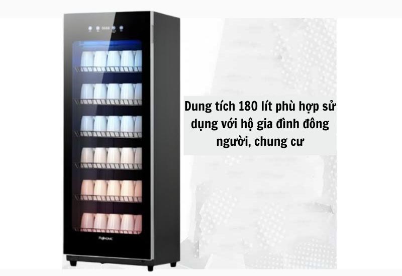 Dung tích lớn phù hợp cho hộ gia đình, chung cư