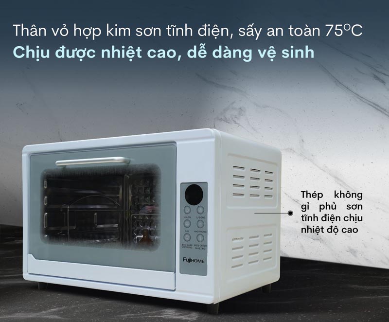 Tủ sấy tiệt trùng đa năng Fujihome DD48 - Hàng chính hãng