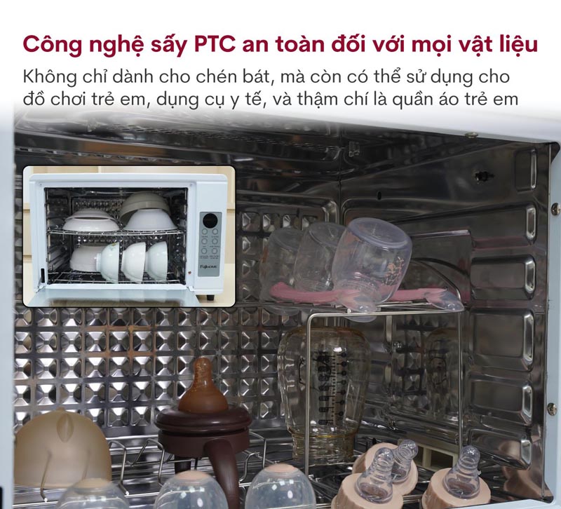 Tủ sấy tiệt trùng đa năng Fujihome DD48 - Hàng chính hãng