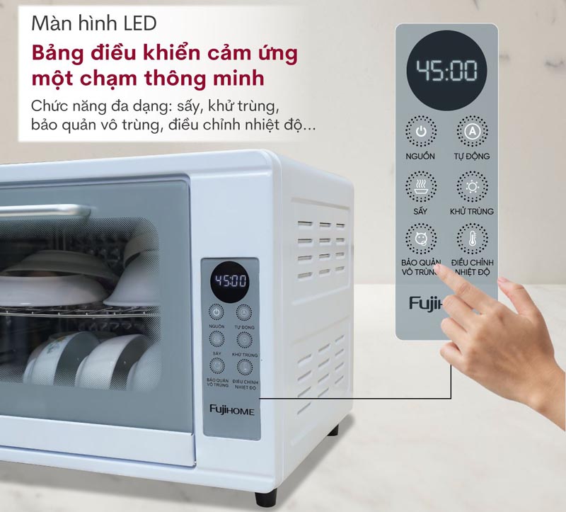 Tủ sấy tiệt trùng đa năng Fujihome DD48 - Hàng chính hãng