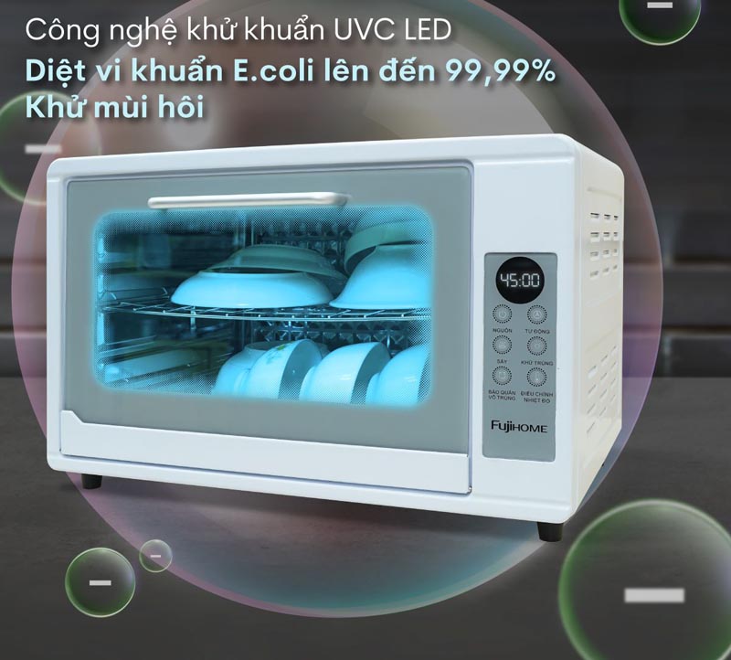 Tủ sấy tiệt trùng đa năng Fujihome DD48 - Hàng chính hãng