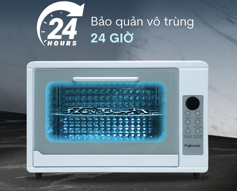 Tủ sấy tiệt trùng đa năng Fujihome DD48 - Hàng chính hãng