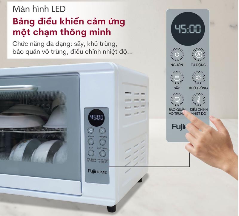 Tủ sấy tiệt trùng đa năng Fujihome DD38 - Hàng chính hãng