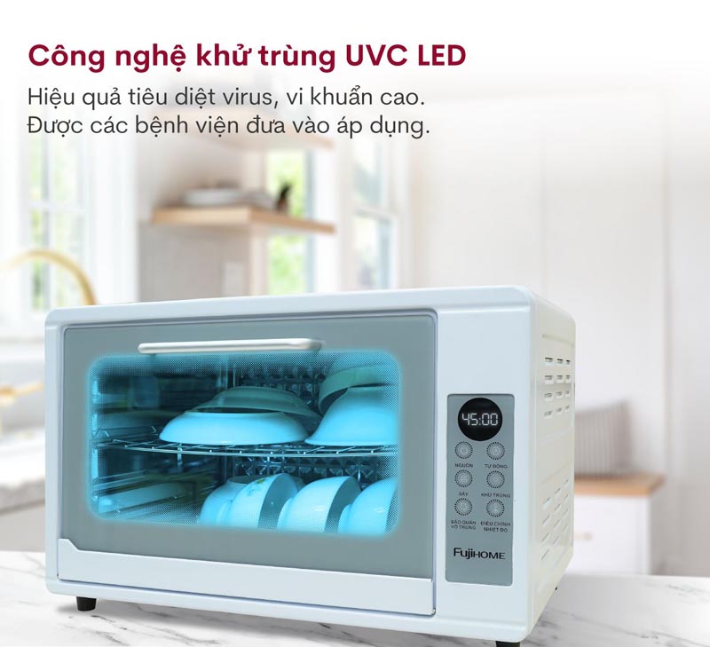Tủ sấy tiệt trùng đa năng Fujihome DD38 - Hàng chính hãng