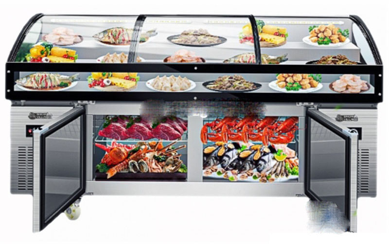 Thiết kế 2 ngăn đông và mát tích hợp trong cùng một sản phẩm