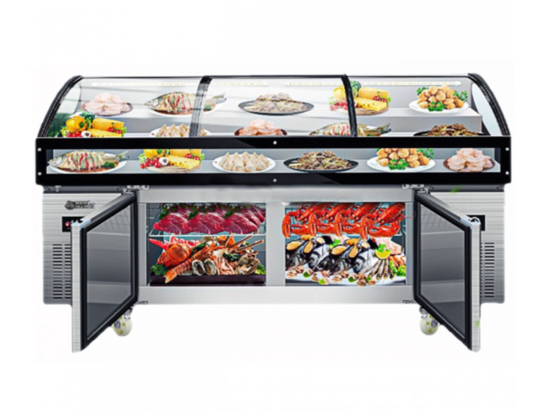 Tủ phù hợp với các mô hình kinh doanh buffet, nhà hàng, các quán ăn tự chọn,