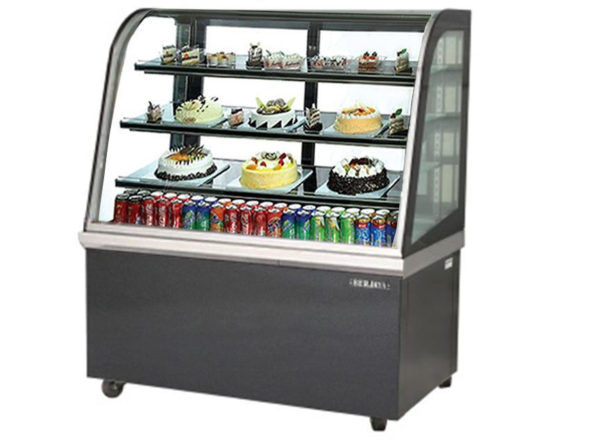 Chức năng của tủ trưng bày bánh kem kính cong Berjaya CCS12SB13-3FB