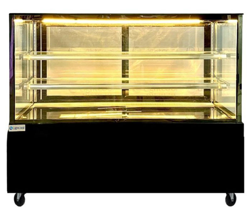Tủ trưng bày bánh kem kính vuông 1m2 Lightcool DG-1200Z/V - Hàng chính hãng