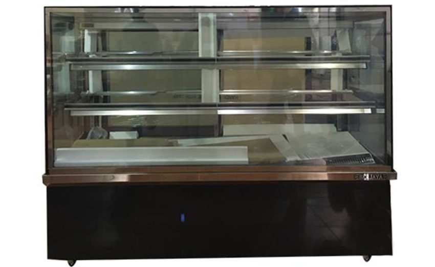 Tủ trưng bày bánh kính vuông 2m4 Berjaya RCS24SB13-2FB - Hàng chính hãng