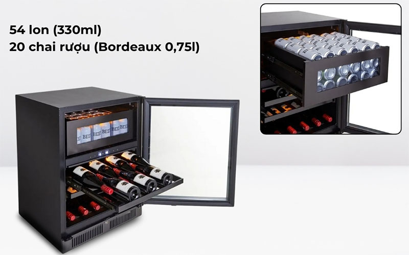 Tủ ướp rượu và bia Kadeka KB40WBC - Hàng chính hãng