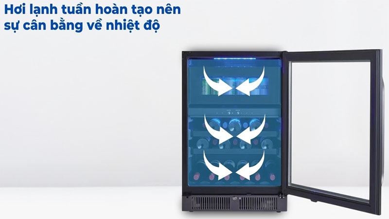 Tủ ướp rượu và bia Kadeka KB40WBC - Hàng chính hãng