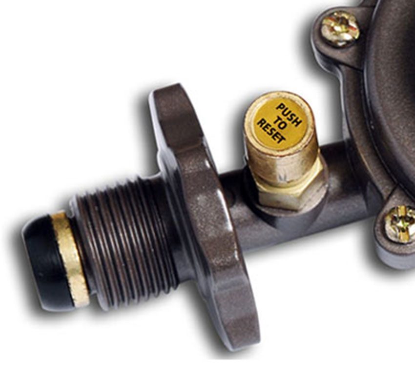 Nút nhấn xả áp của van bình ngắt gas tự động Namilux NA-347S
