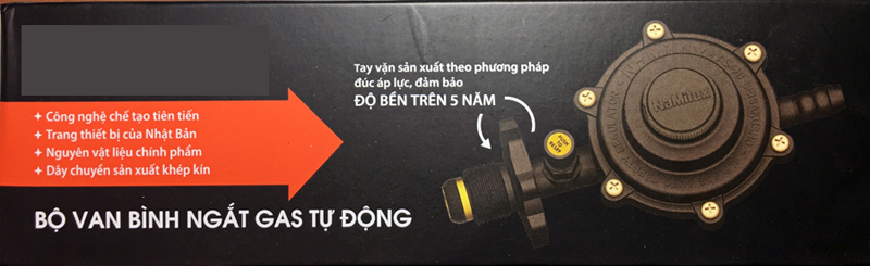 Van điều áp ngắt gas tự động Namilux  NA-345S-VN - Hàng chính hãng