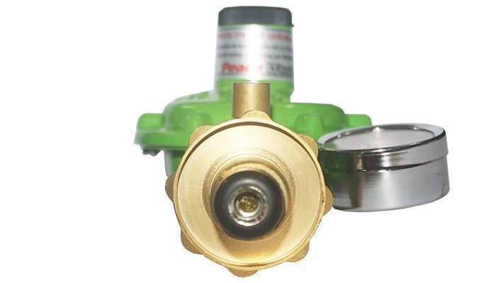 Van ngắt gas tự động Peace World PW-339 có đồng hồ đo áp suất - Hàng chính hãng