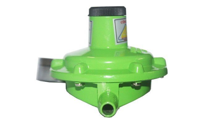 Van ngắt gas tự động Peace World PW-339 có đồng hồ đo áp suất - Hàng chính hãng