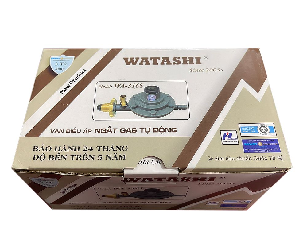Van điều áp ngắt gas tự động Watashi WA-316S - Hàng chính hãng