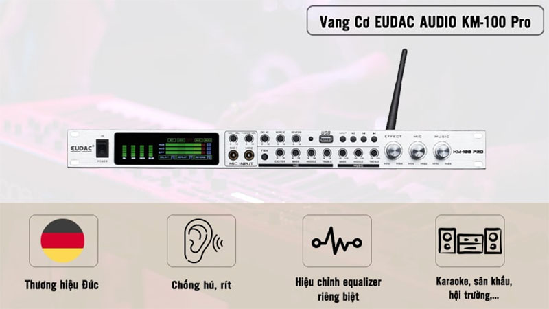 Vang cơ Eudac KM-100 Pro - Hàng chính hãng