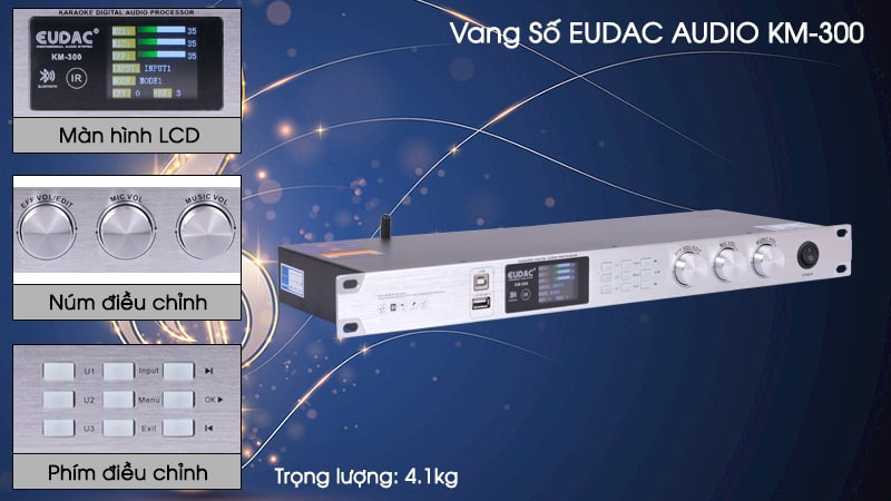 Vang số Eudac KM-300 - Hàng chính hãng