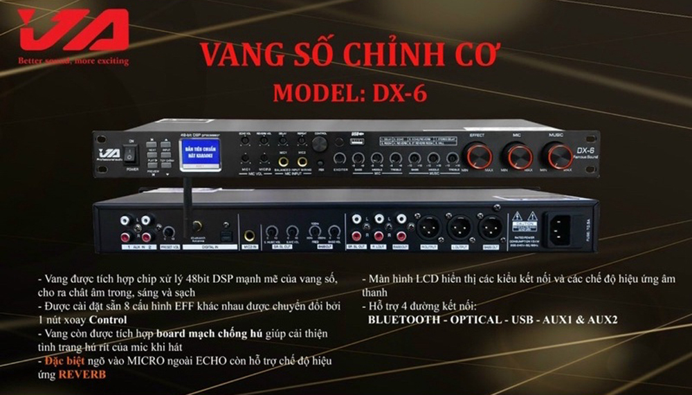 Vang cơ lai số JA DX6 - Hàng chính hãng