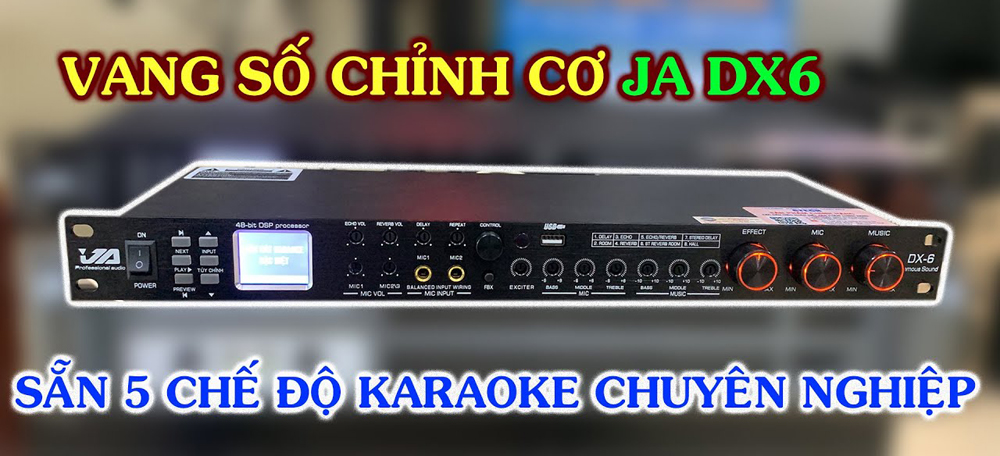 Vang cơ lai số JA DX6 - Hàng chính hãng