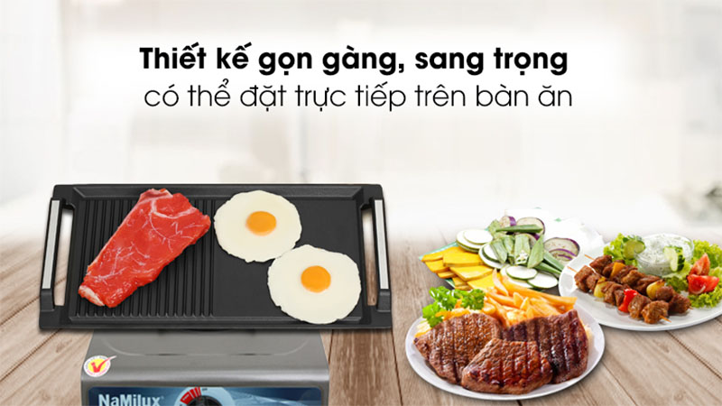 Thiết kế của Vỉ nướng chống dính Malloca GP-455