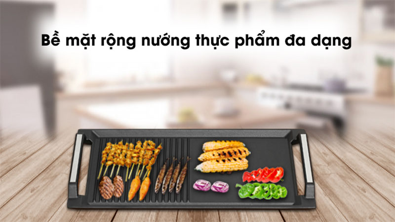 Thiết kế của Vỉ nướng chống dính Malloca GP-455