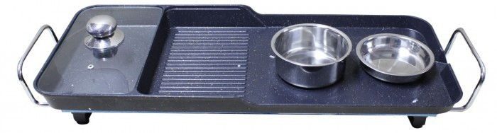 Vỉ nướng điện 3 ngăn Holtashi HT-M2865 - Hàng chính hãng