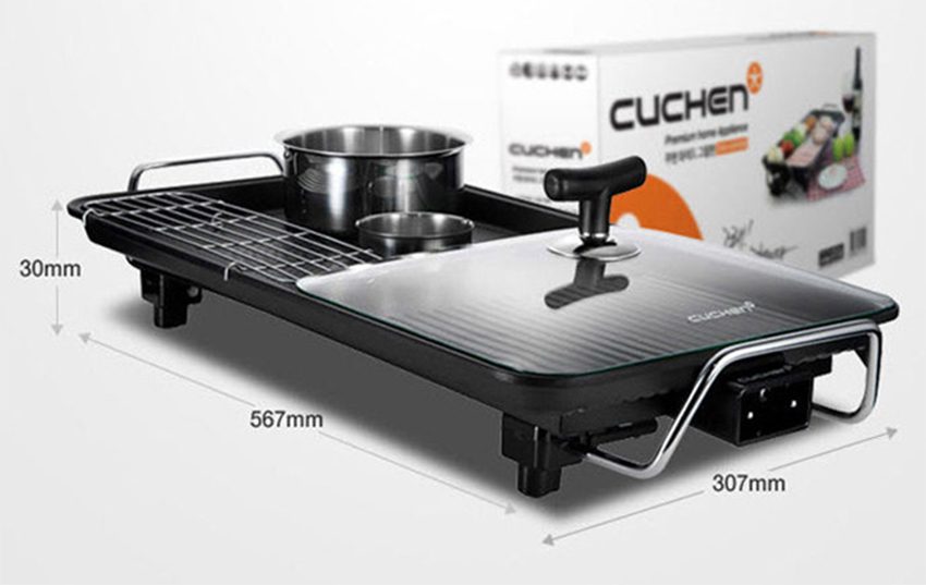Vỉ nướng điện Cuchen CHG-G1610W - Hàng chính hãng