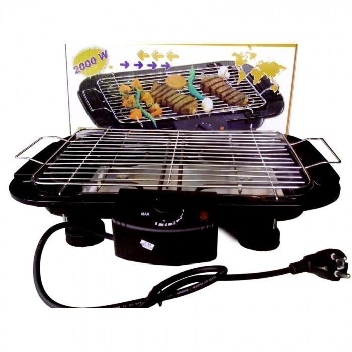 Vỉ nướng điện Electric Barbecue Grill - Hàng chính hãng