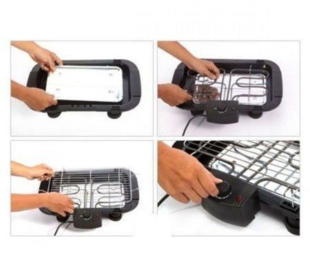 Vỉ nướng điện Electric Barbecue Grill - Hàng chính hãng