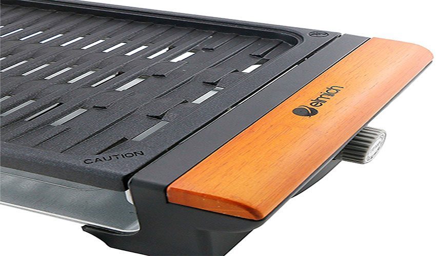 Tay nắm gỗ của Vỉ nướng điện Elmich EGE-3640