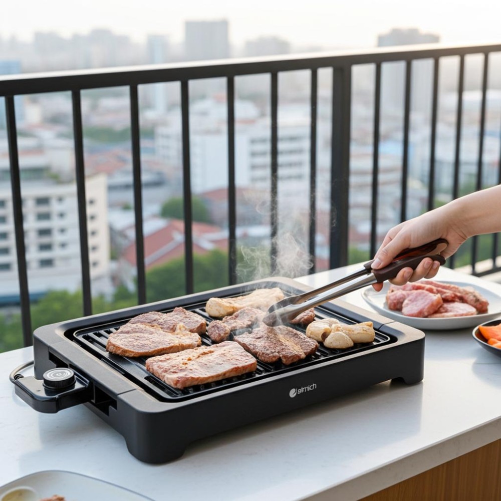 Vỉ nướng điện Elmich EGE1304  - Hàng chính hãng