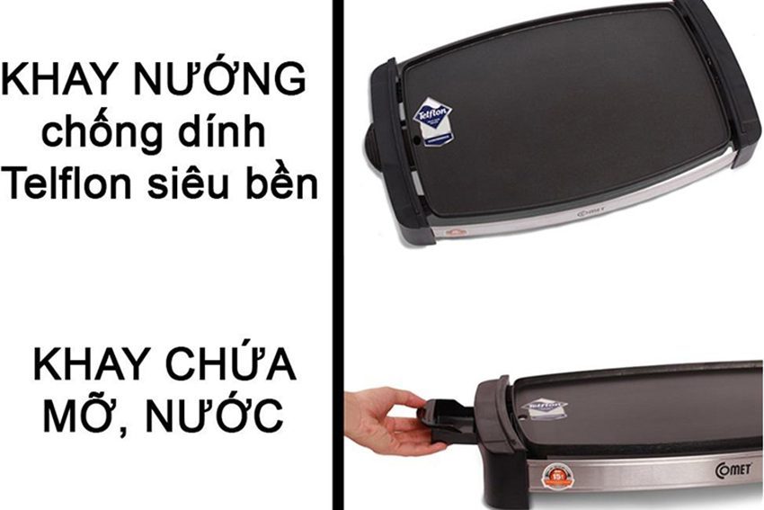 Tính năng của vỉ nướng điện đa năng Comet CM5656T