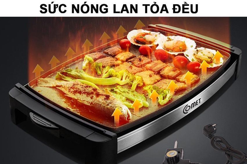 Tính năng của vỉ nướng điện đa năng Comet CM5656T