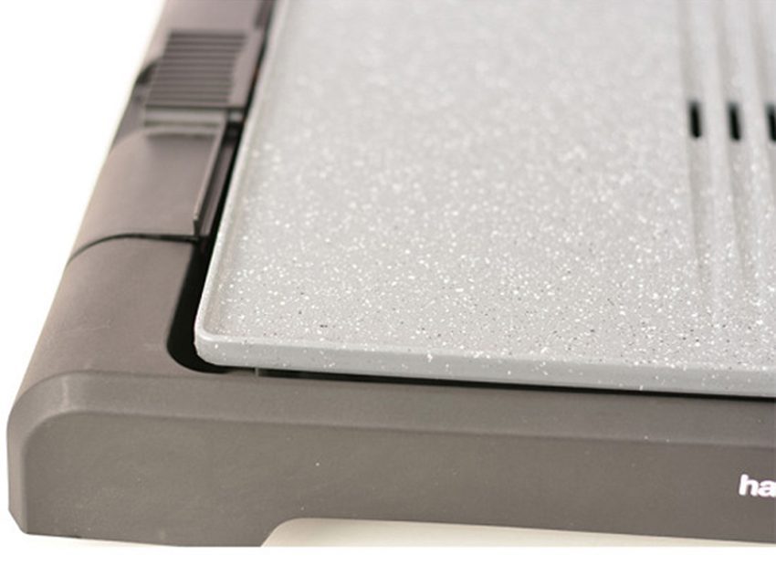 Vỉ nướng điện vân đá Happy Cook HGR-3813M - Hàng chính hãng