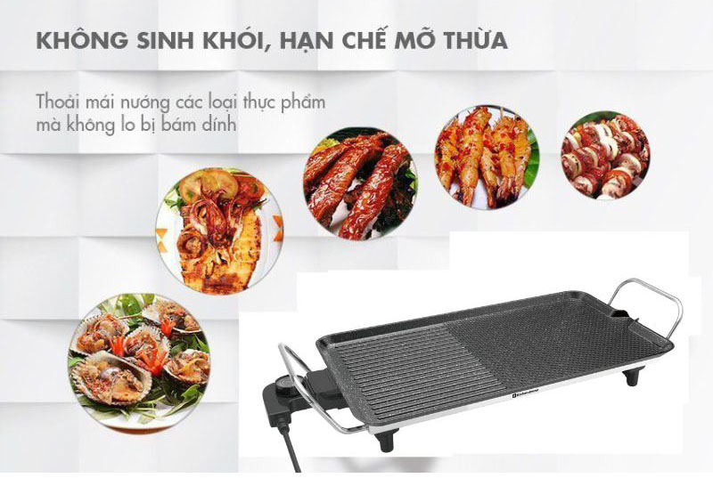 Vỉ nướng điện không khói Kuchenzimmer KUC012577 - Hàng chính hãng