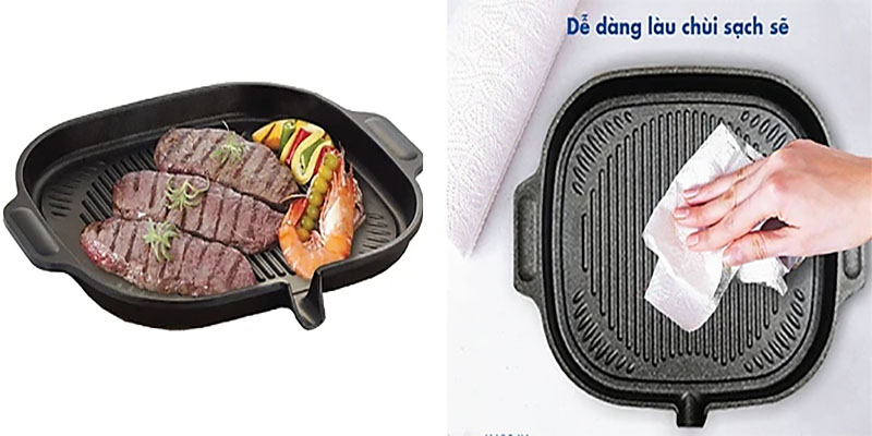 Vỉ nướng không dính Korea King KGP-32MHI - Hàng chính hãng