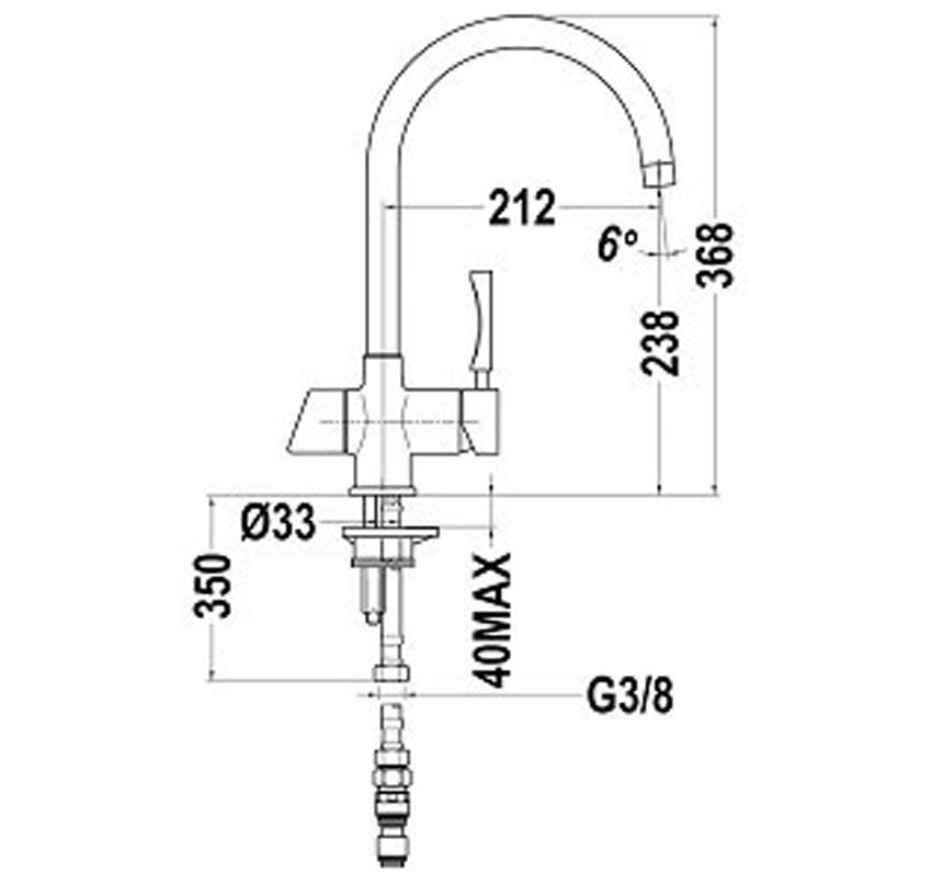 Vòi rửa bát Olaytoto KB-402S - Hàng chính hãng