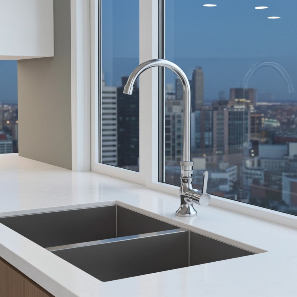 Dễ lắp đặt, tương thích với các loại bồn rửa phổ biến.