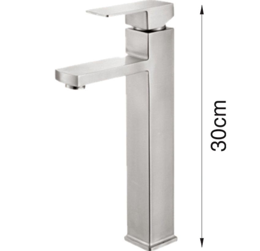 Kiểu dáng của vòi Lavabo nóng lạnh inox Olaytoto KB-215SB